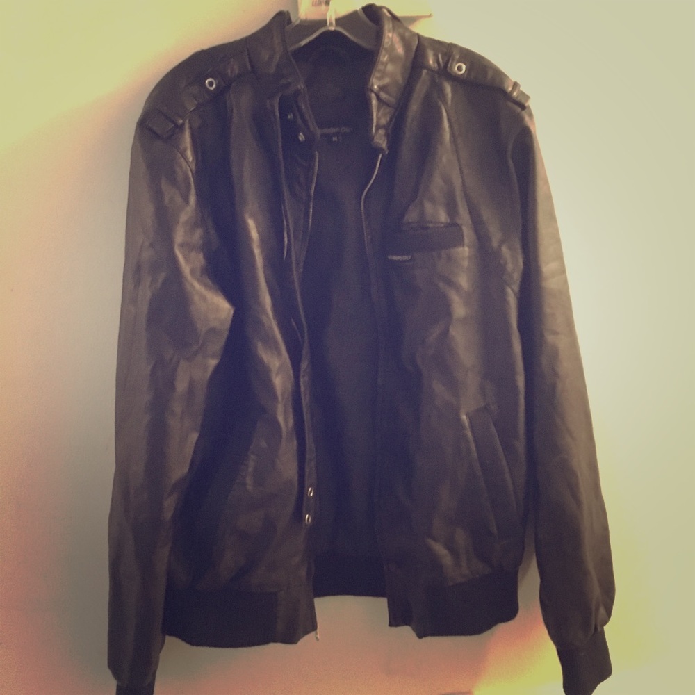 Members Only Men's Leather Jacket